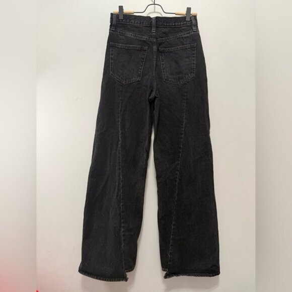 OAK + FORT OAK 23 REMIX ASYMMETRICAL HEM HIGH-RISE JEAN SIZE 26 - Picture 9 of 9